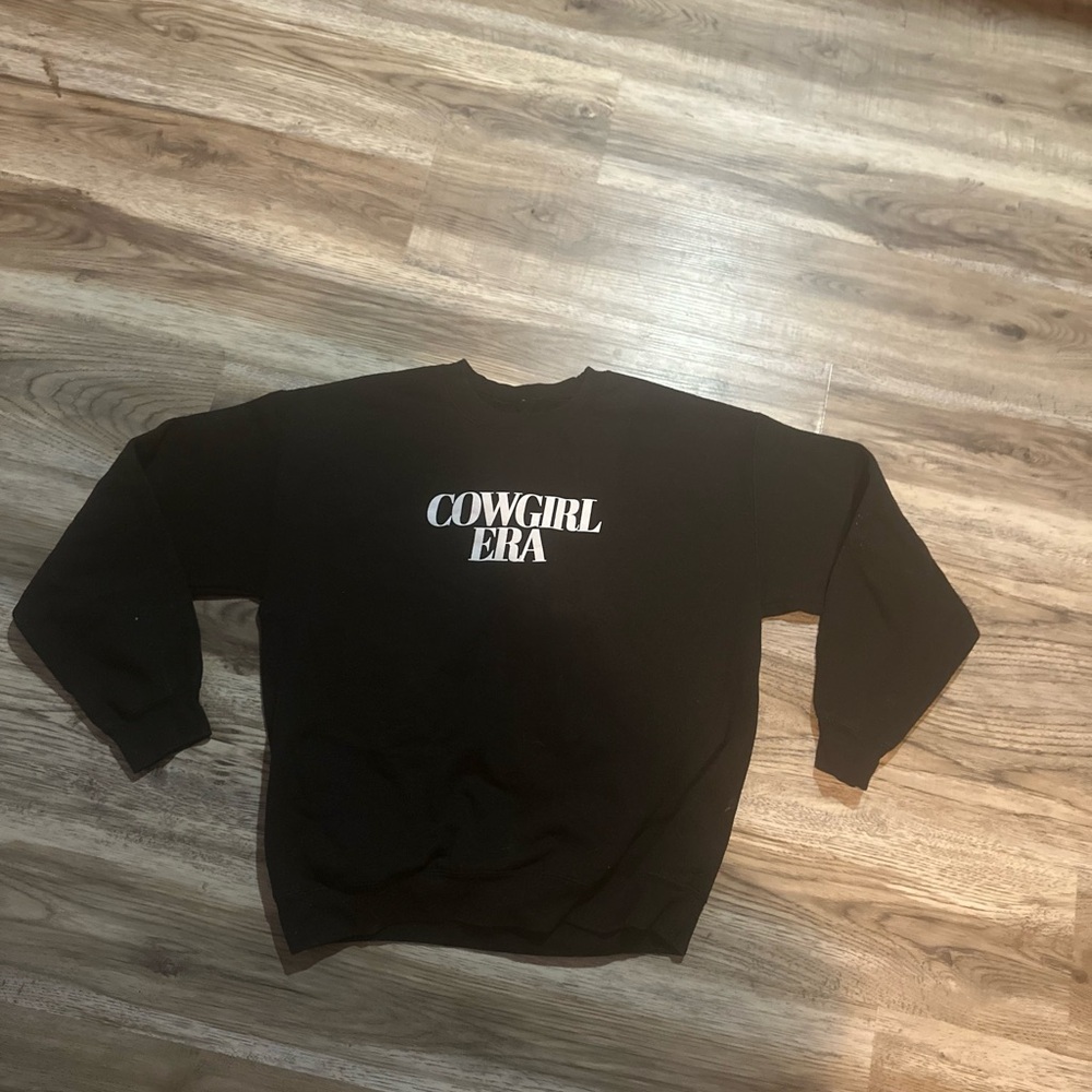 Black 'Cowgirl Era' Sweatshirt